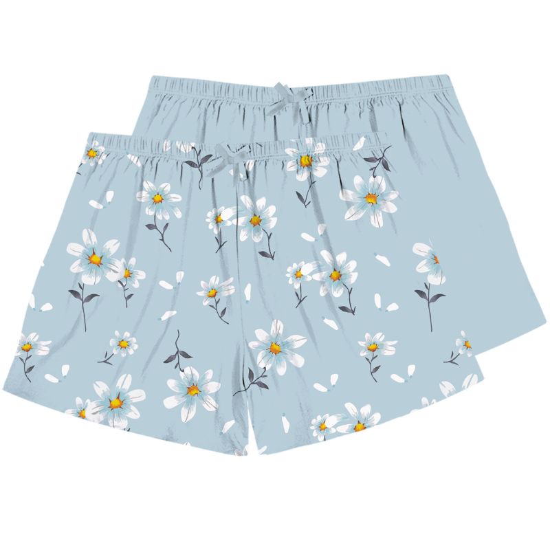 Blue Daisy Lounge Shorts